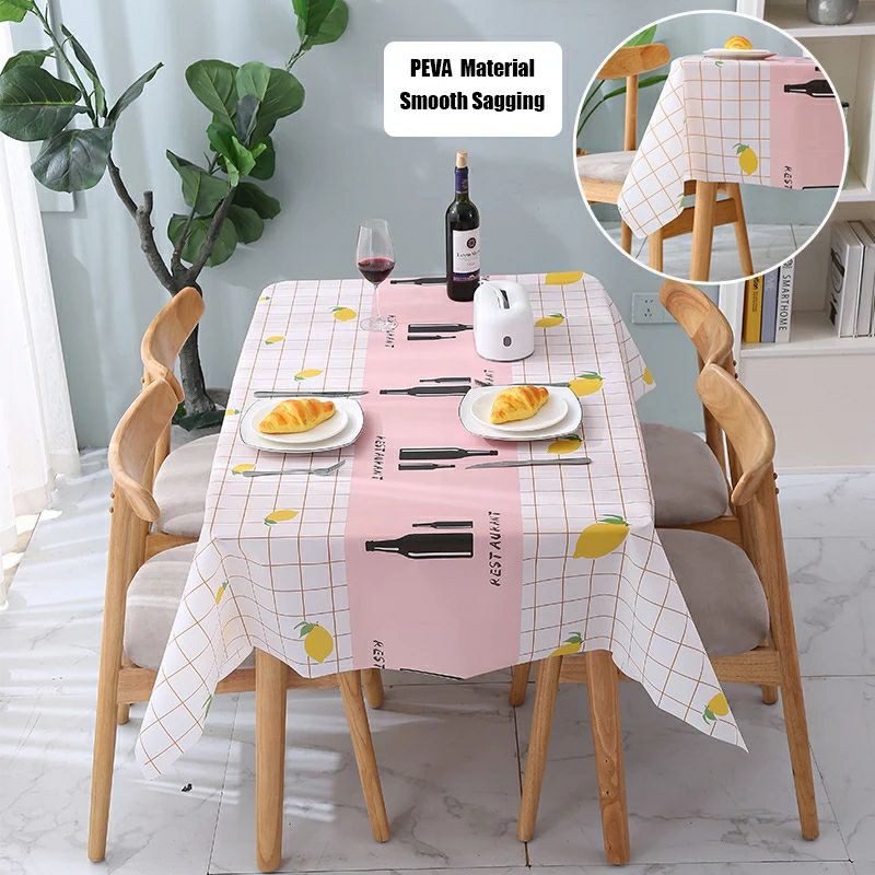 Taplak Meja MODERN PINK restaurant 137X180cm /Taplak meja new motif