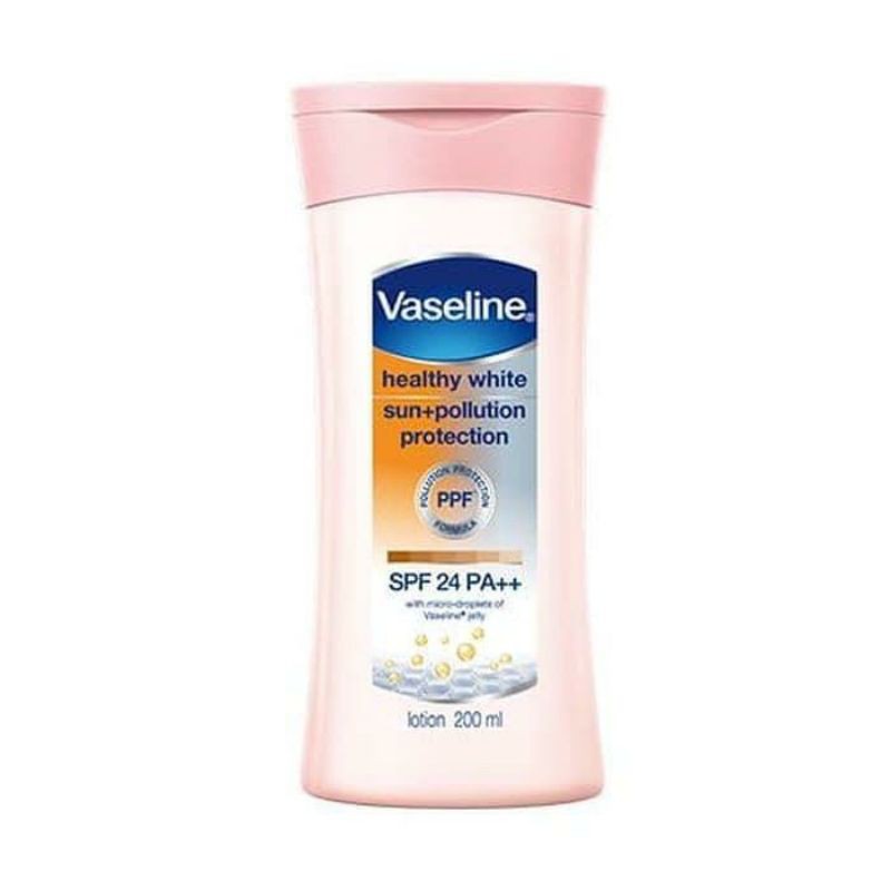 VASELINE Body Lotion Healthy White UV Lightening 200 ML ~ Original 100%