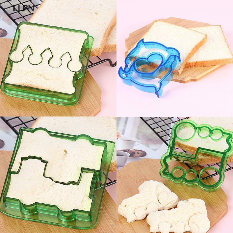 ~ PIYOSHI08 ~ Cetakan Pemotong Roti Sandwich Bentuk Lucu Bahan Plastik / Bread Cutter PD133