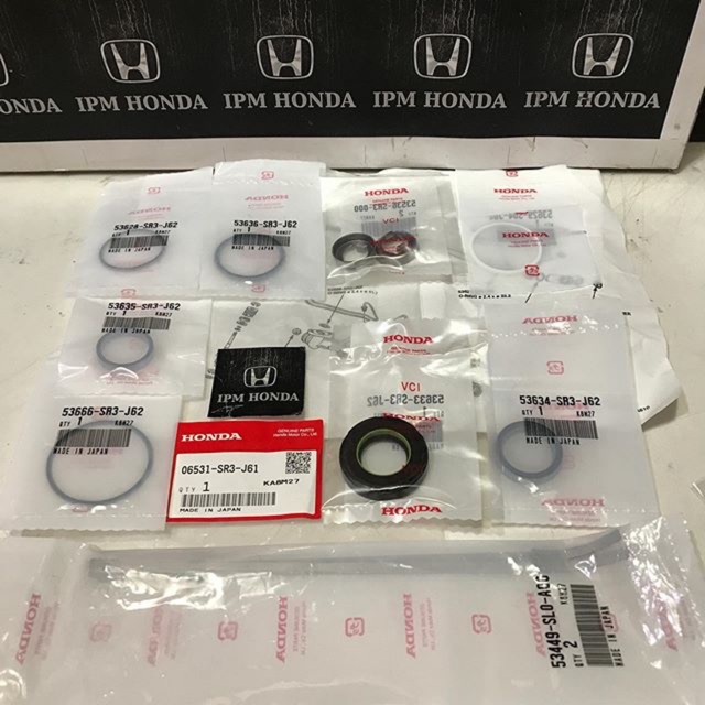 Original 06531 SR3 Seal Kit Rack Bawah Power Steering Honda Civic Genio Estillo 1992 1993 1994 1995