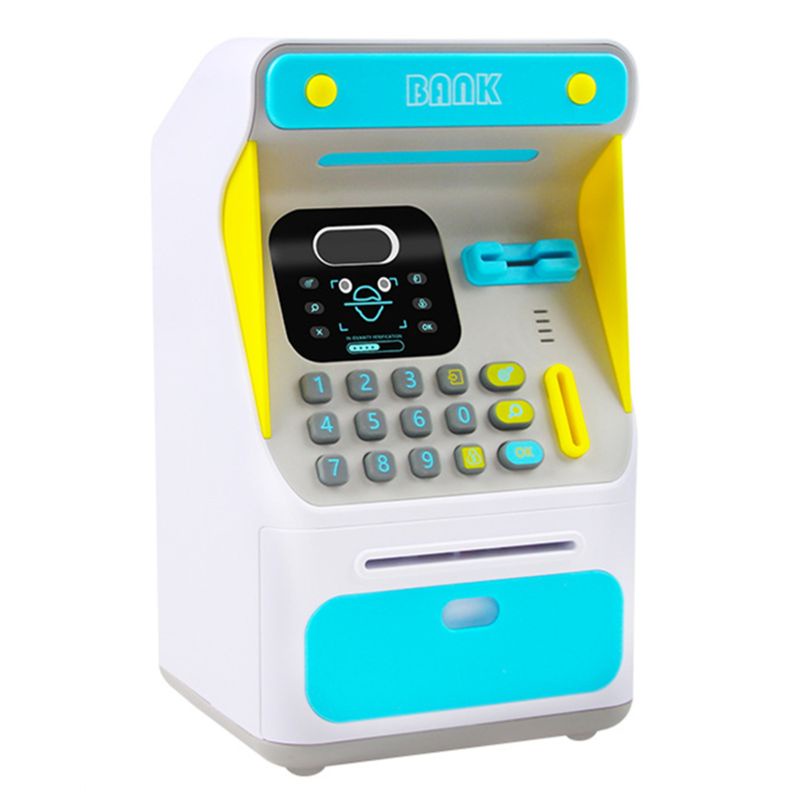 Mary Kids Lovely Electronic Money Bank Piggy Bank Mainan Pelatihan Otak Mainan Keuangan Portabel Mainan ATM Anak Untuk Bermain