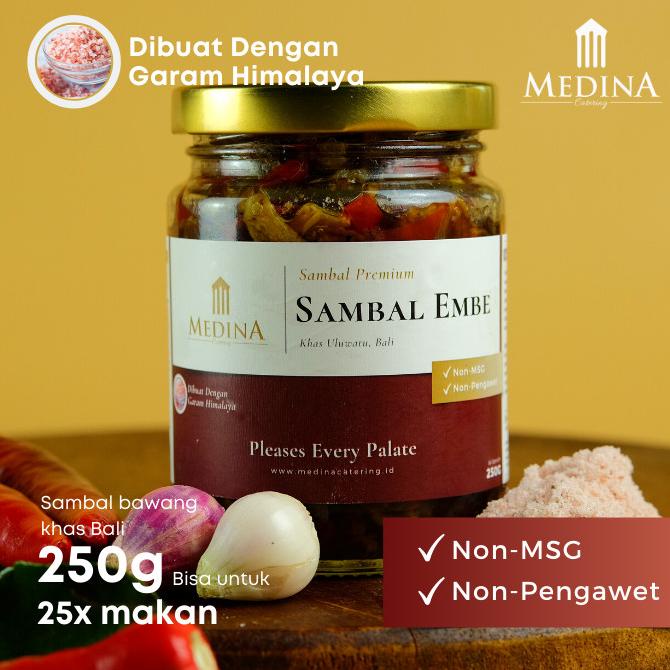 

Promo Awal tahun Sambal Embe Autentik Khas Bali (250gr) - Medina Catering Promo Awal tahun