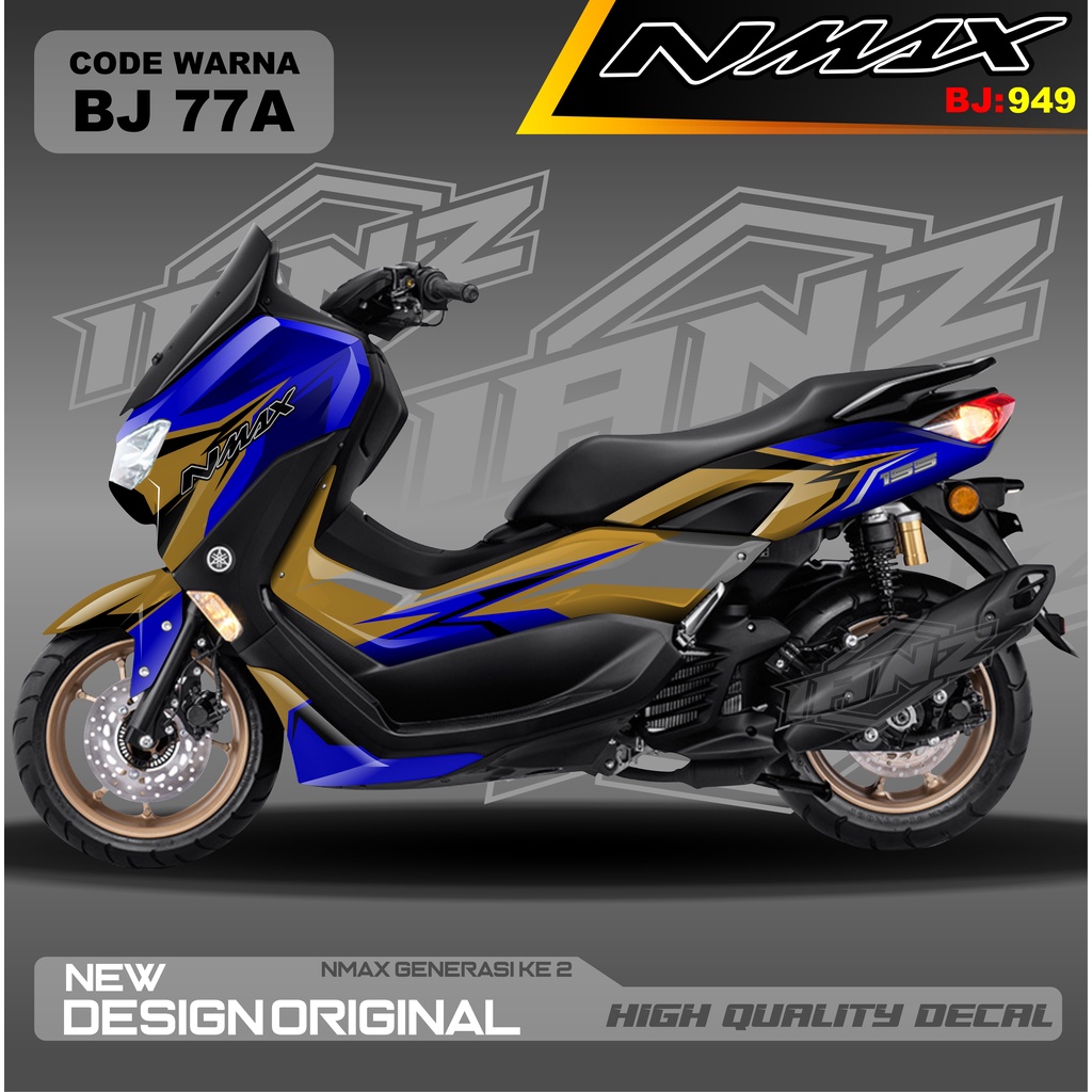 STICKER VARIASI ALL NEW NMAX FULL BLOK BODY MOTOR / DECAL FULL BODY NMAX / DECAL STIKER FULL BODY NMAX / STIKER DECAL NMAX TERBARU