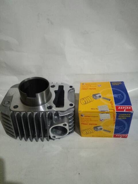 BLOK BLOCK SEHER ASSY PLUS PISTON HONDA KARISMA / SUPRA X 125 MERK ASPIRA