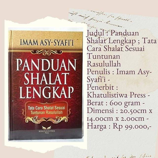 Buku Panduan Shalat Lengkap Buku Islami Shopee Indonesia