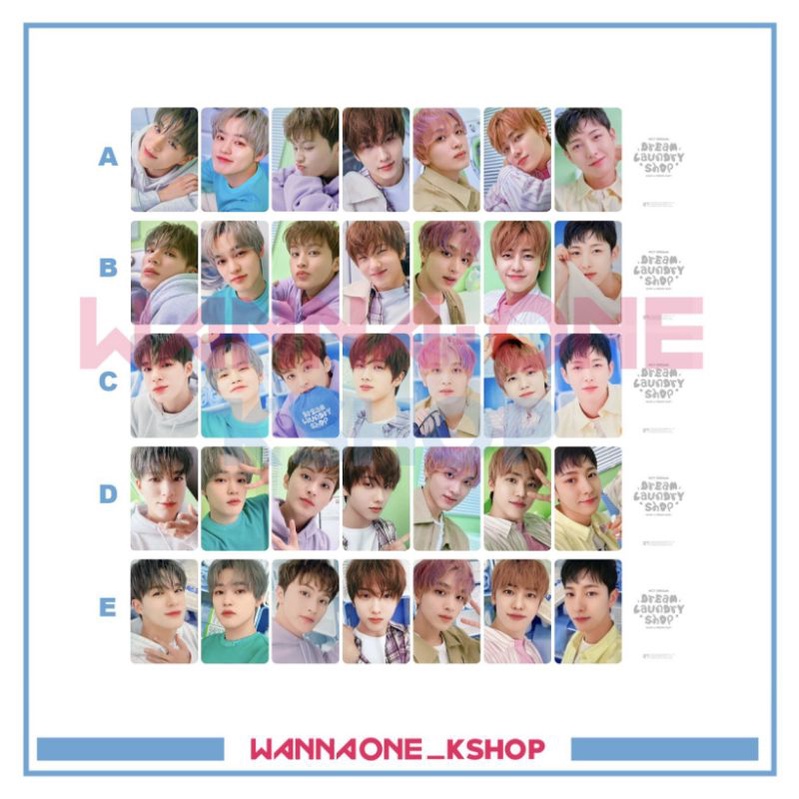 photocard nct dream dream laundry shop