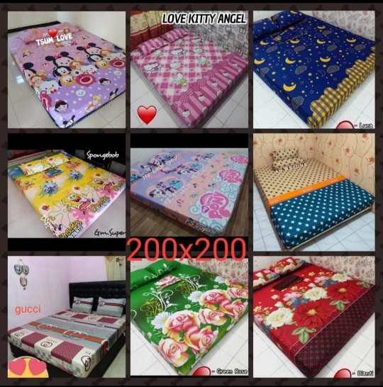 Sprei Homemade Termurah Motif Dewasa Anak Karakter Motif New Red Leaf
