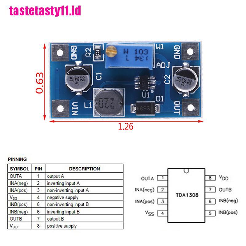 Konverter power supply 2A DC-DC boost step up volt 2V-24V Ke 3v 5v 6v