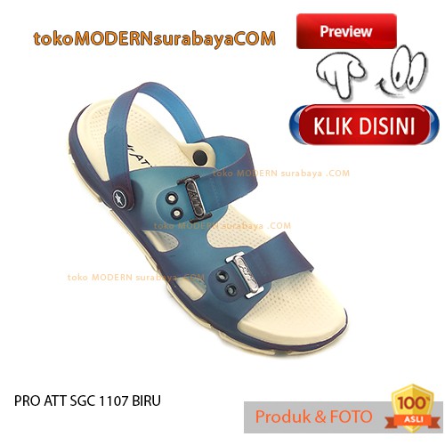 PRO ATT SGC 1107 BIRU sandal  pria  sandal  slide flip flop 