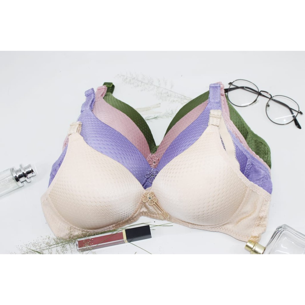 sexy fashion bra size 34-38B | bh tanpa kawat dan super nyaman bahan lembut  | #338 REAL PIC