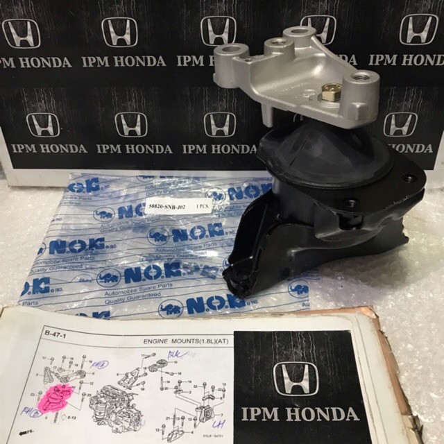 50820 SNB Engine Mounting Dudukan Mesin Kanan Bawah Honda Civic FD FD1 1.8 1800cc 2006 2007 2008 2009 2010 2011 Manual = Matic SAMA