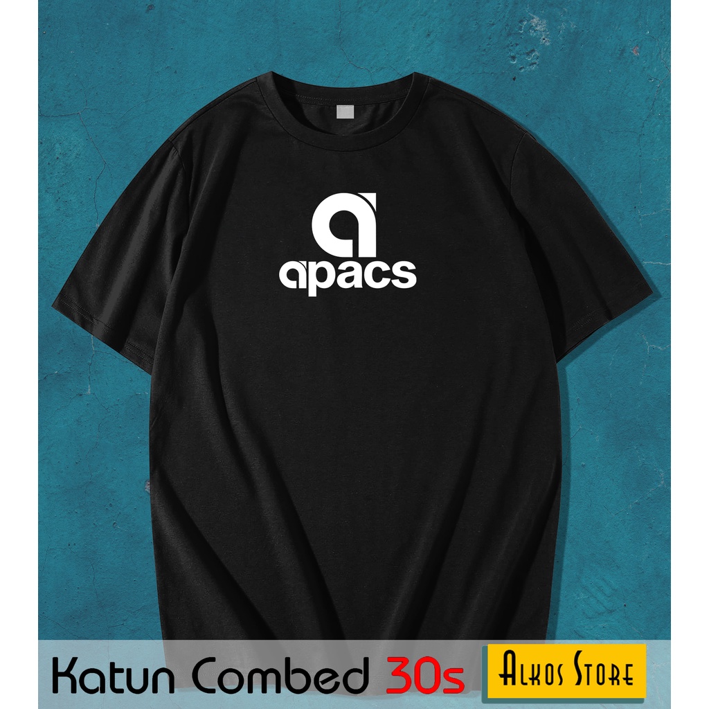 Kaos apacs badminton logo racket Big Size