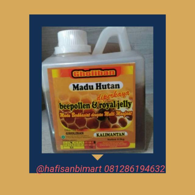 

Madu Hutan Gholiban Kalimantan 500 gram