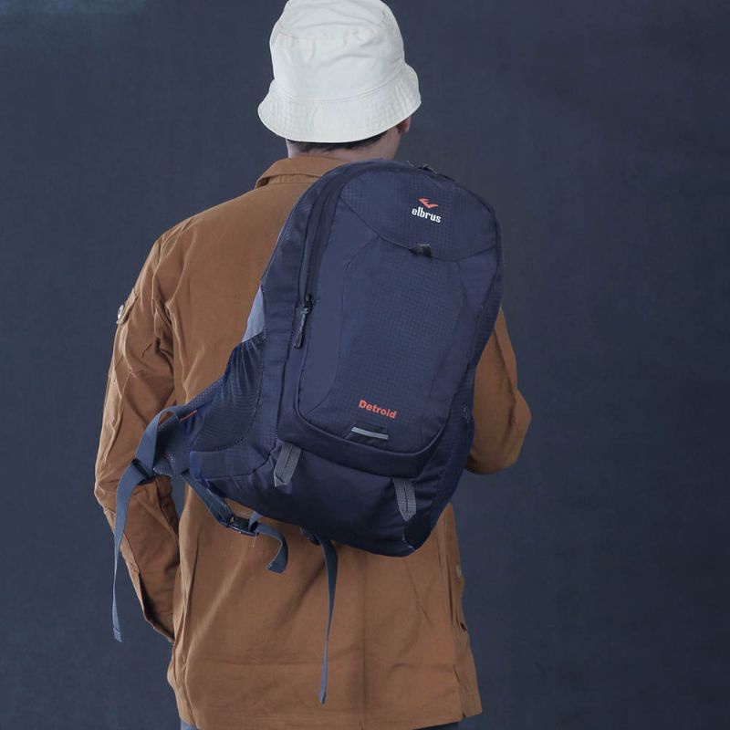 DAYPACK Tas Ransel 25 Liter Terbaru Hitam Navy Merah | Tas Laptop Notebook 14&quot; Inch | Tas Punggung Backpack Original | Free Raincover | Tas Travelling | Tas Camping Outdoor | Tas Sekolah Kuliah Kerja