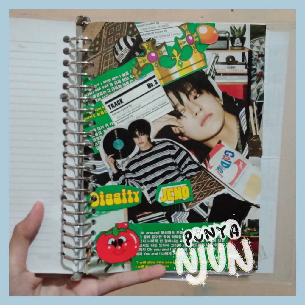 OPEN COMMISSION COVER BINDER DECO NCT UKURAN A5 B5 A4 BINDER JELLY 2P