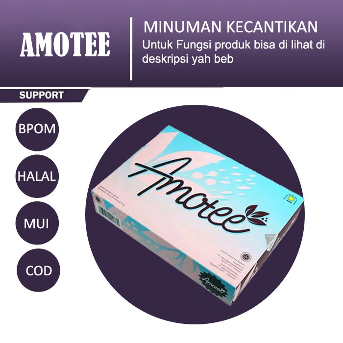 Amotee Suplemen Kecantikan Pencerah Wajah Collagen Kesehatan dan Kecantikan Kulit