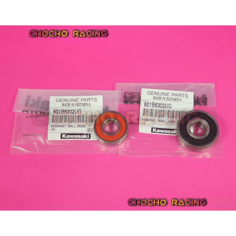BEARING BERING LAKER LAHER VELG RODA BELAKANGSET 6202 6302 KANAN KIRI NINJA 150 R SS RR OLD NEW ZX