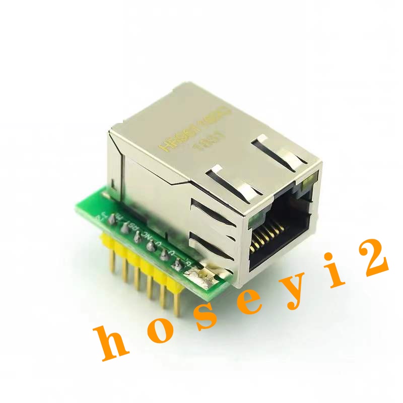 Usr-es1 W5500 Chip Konverter SPI Ke LAN / Ethernet TCP / IP Mod