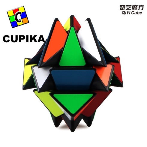 Rubik Axis QIYI 3x3 Vajra Fisher Speed Magic Cube BLACKBASE