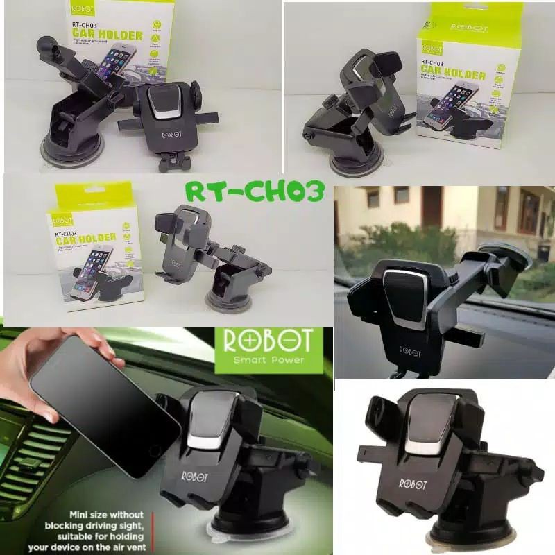 car holder robot rt ch03 360 rotatable bracket stand hp gps