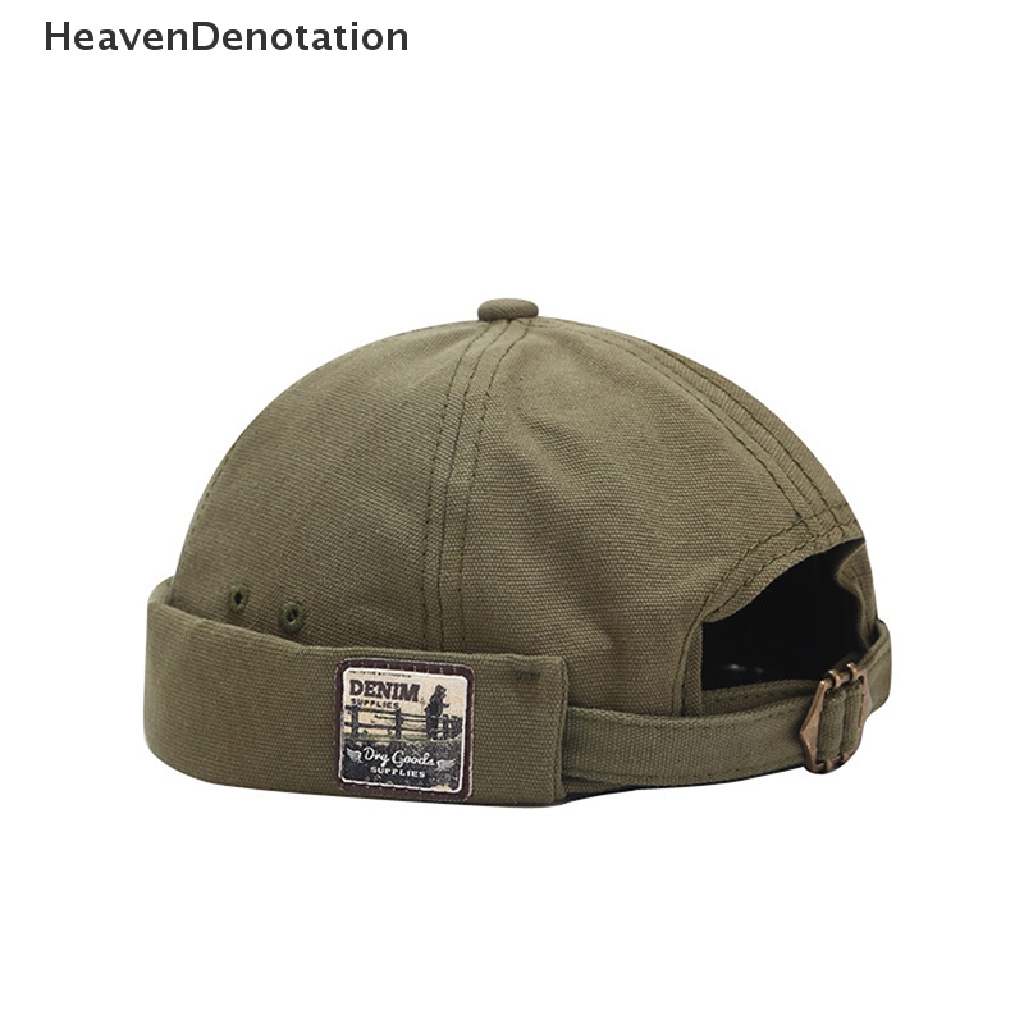 [HeavenDenotation] Hip Hop Beanie hat Skullcap Sailor cap Short Melon Skin Beanies Autumn Winter