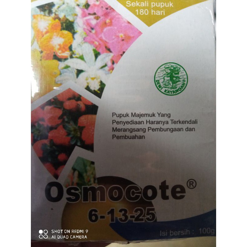 Pupuk Osmocote 6-13-25