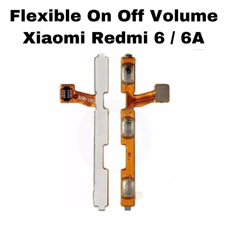 Flexible On Off Volume Xiaomi Redmi 6 / 6A - Flexibel Flex Switch Tombol