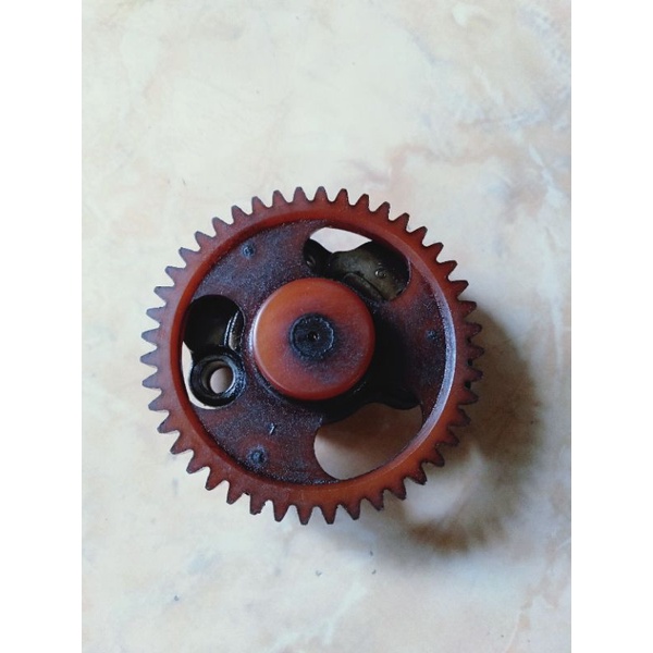 gigi pompa oli mesin Kawasaki Kaze r original