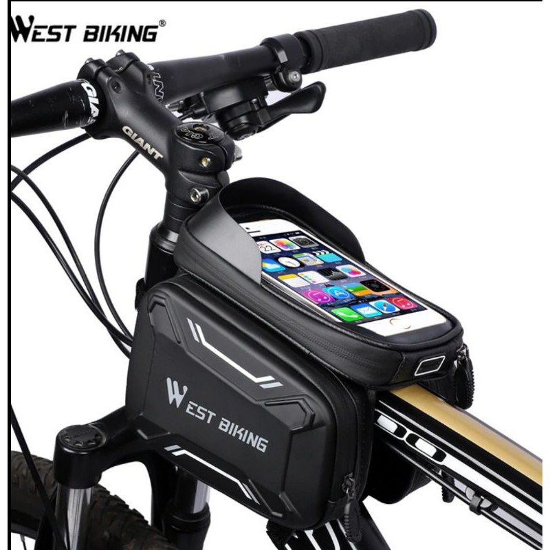 WEST BIKING Tas Sepeda Road Handlebar Waterproof Accessories Screen Touch -  YP0707