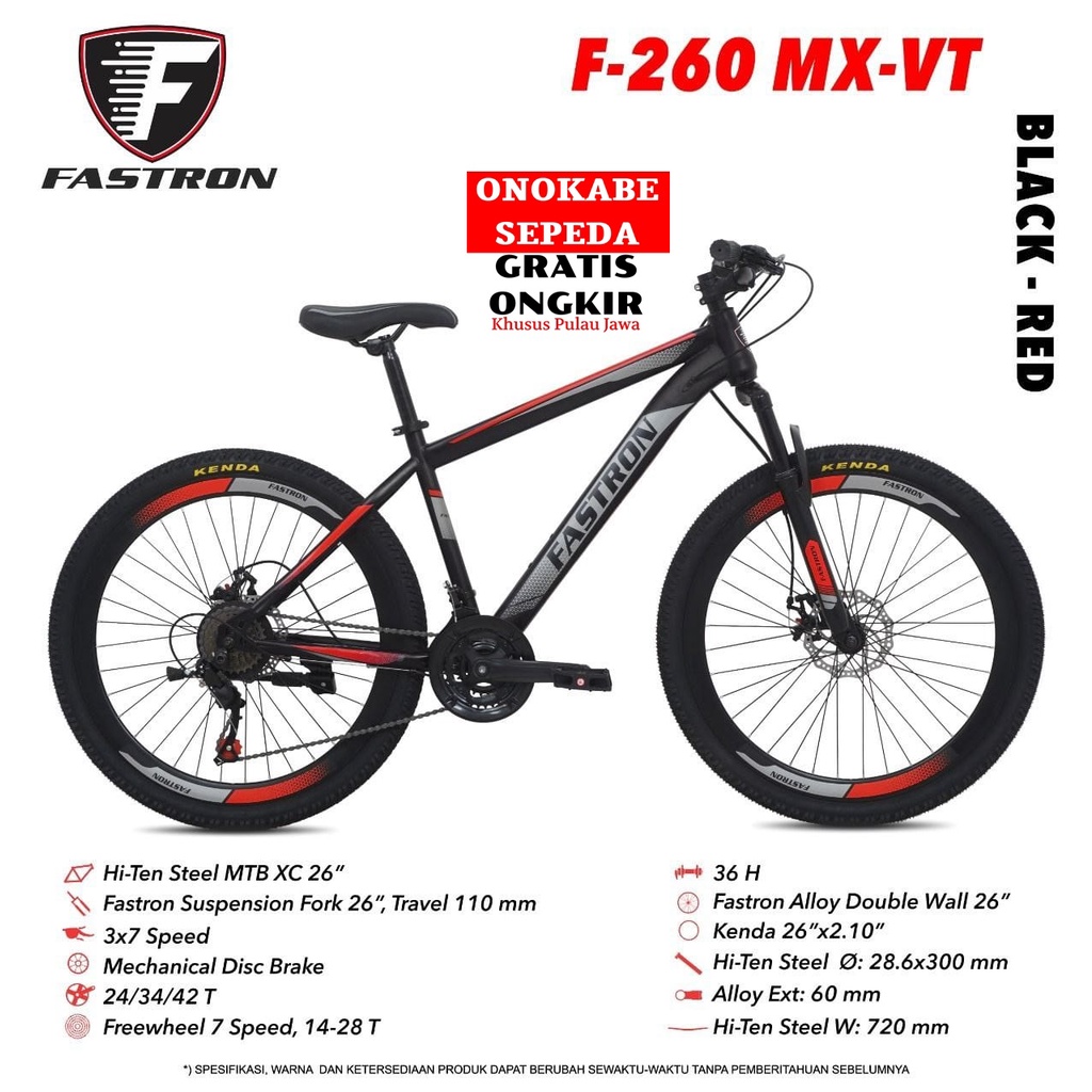 MTB 26 FASTRON F-260 MX-VT 3X7SP