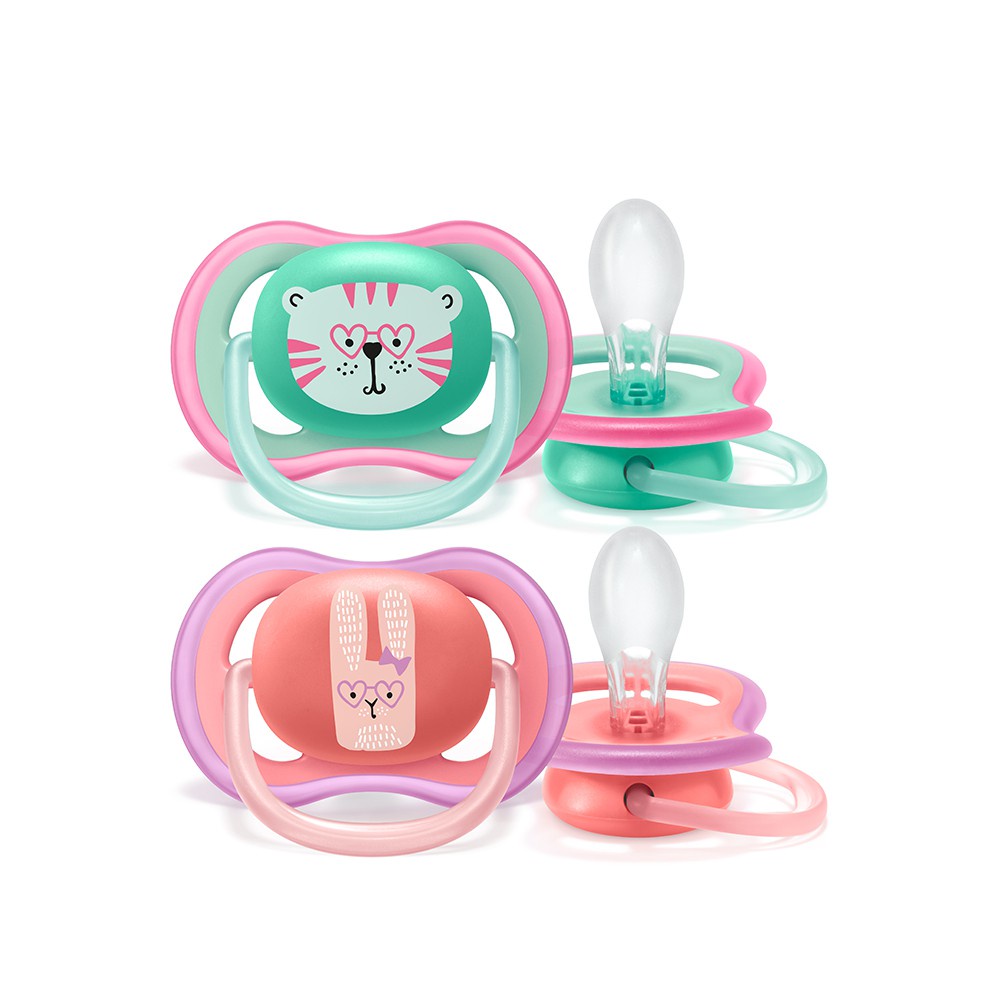 Philips Avent Soother Air Deco 18m+ SCF349/13 / Dot Bayi Isi 2pcs/pack 18m+ (Tersedia varian karakter)