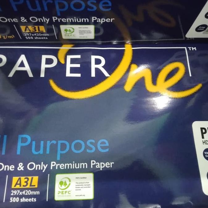 

Kertas HVS Merk PAPER ONE A3 80 Gr