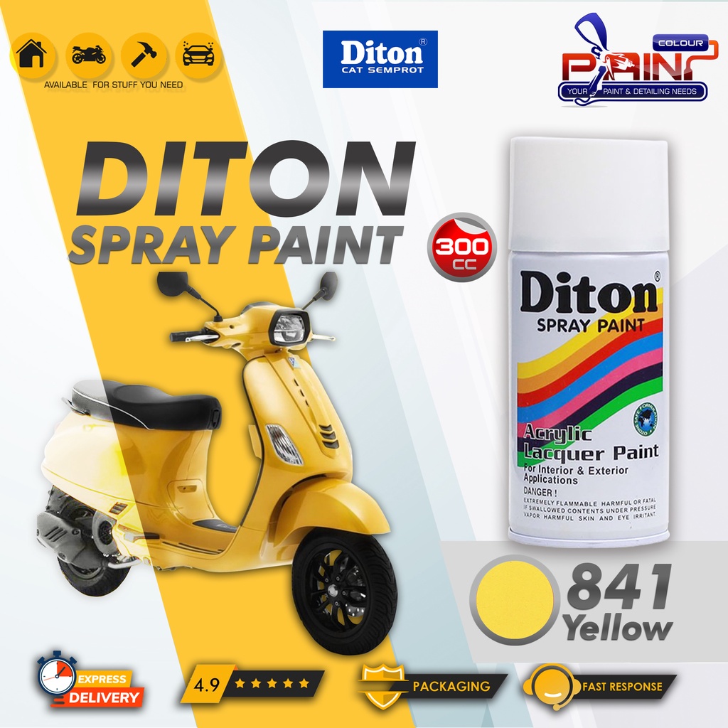 Diton 841 Yellow Cat Semprot/Pylox/Samurai Motor/Helm/Gundam