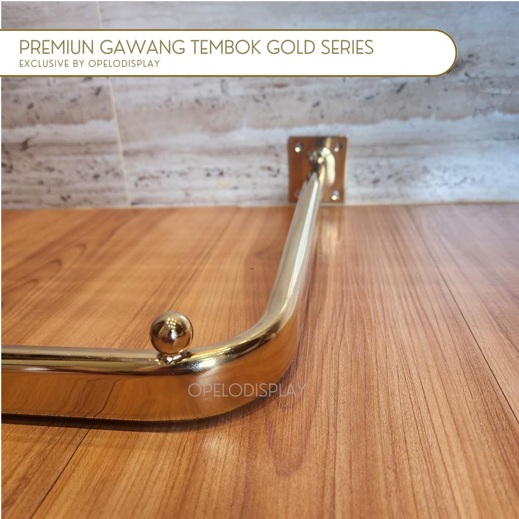 NEW! GAWANG BAJU TEMBOK PREMIUM GOLD MIRROR KILAT ORISINIL SERIES