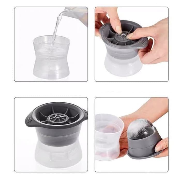 BAROKAH GAMIS GENUINE CETAKAN ES BATU BULAT 6CM ICE CUBE MAKER CETAKAN SERBAGUNA