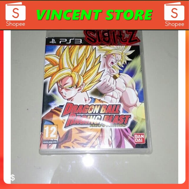 PRODUK ORIGINAL bd ps3 kaset game DRAGON BALL raging blast