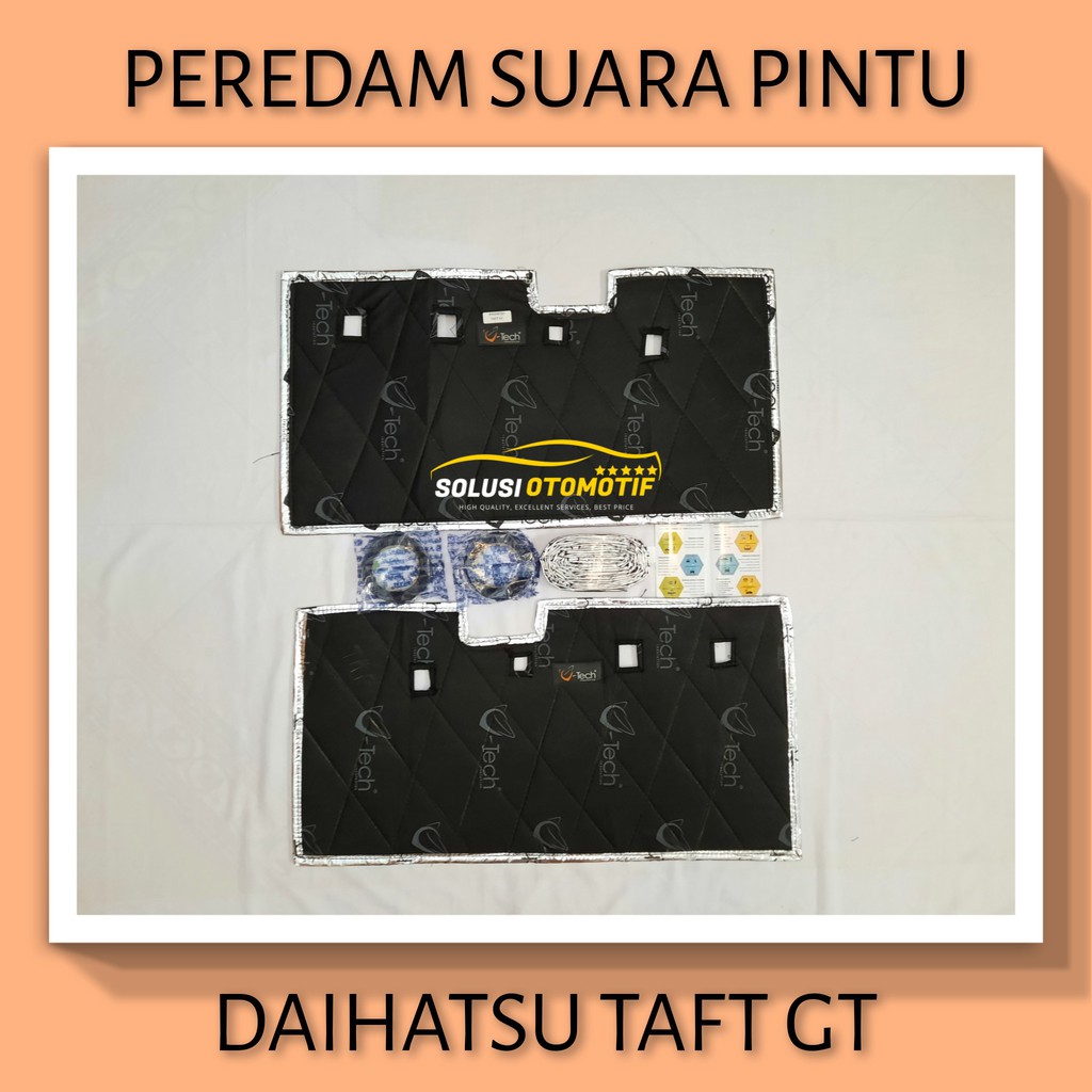 DAIHATSU TAFT GT Peredam Suara Pintu Aksesoris Mobil VTECH Plug n Play Bonus Peredam Noise Speaker