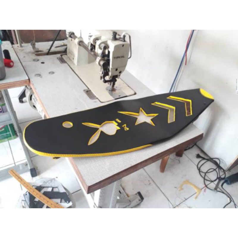 JOK MOTOR MIO SOUL KARBO JOK SLIM LUBANG MODIFIKASI MIO SOUL