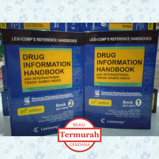 Drug Information Handbook DIH Edisi 20 dan 22 (FREE BUBBLE WRAP)