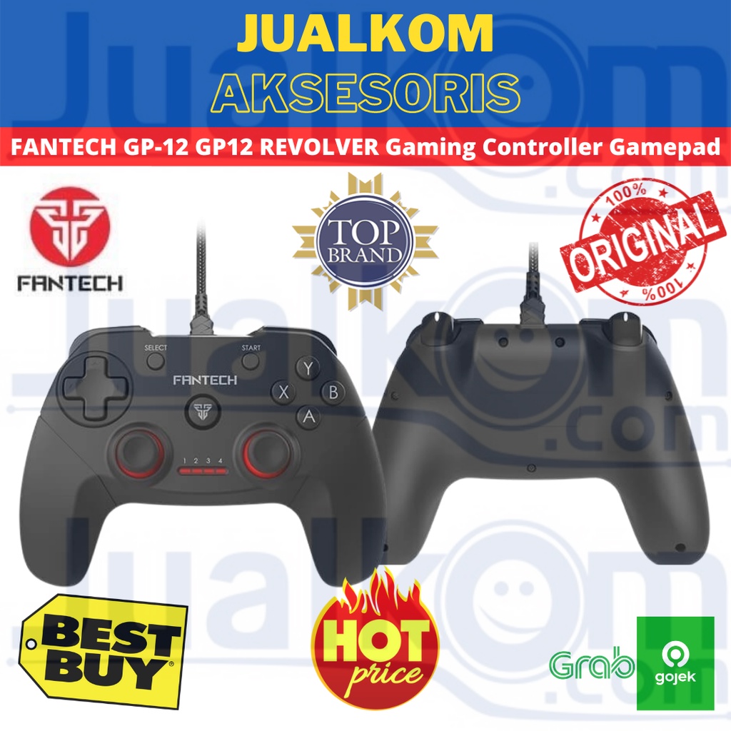 Fantech Revolver GP12 Gaming Controller Gamepad Joystick USB GP-12