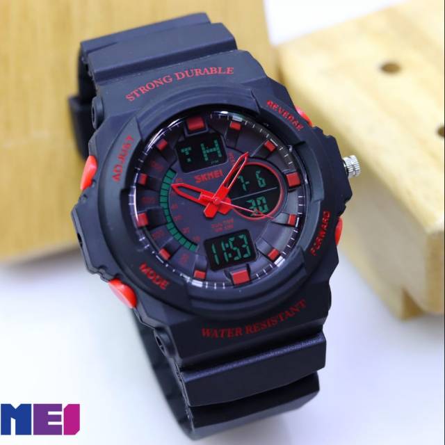 JAM TANGAN PRIA DUAL TIME SKMEI