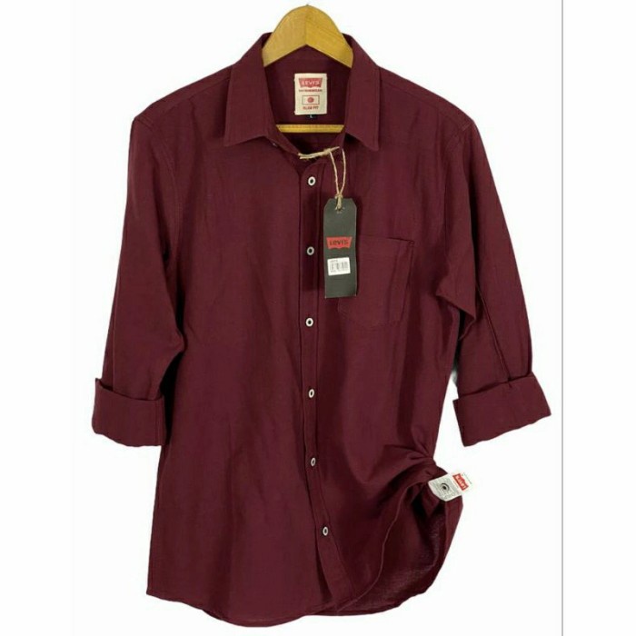 TERLARIS Kemeja Levis Original Import Baju Kemeja Pria Kemeja Panjang Levis Ori