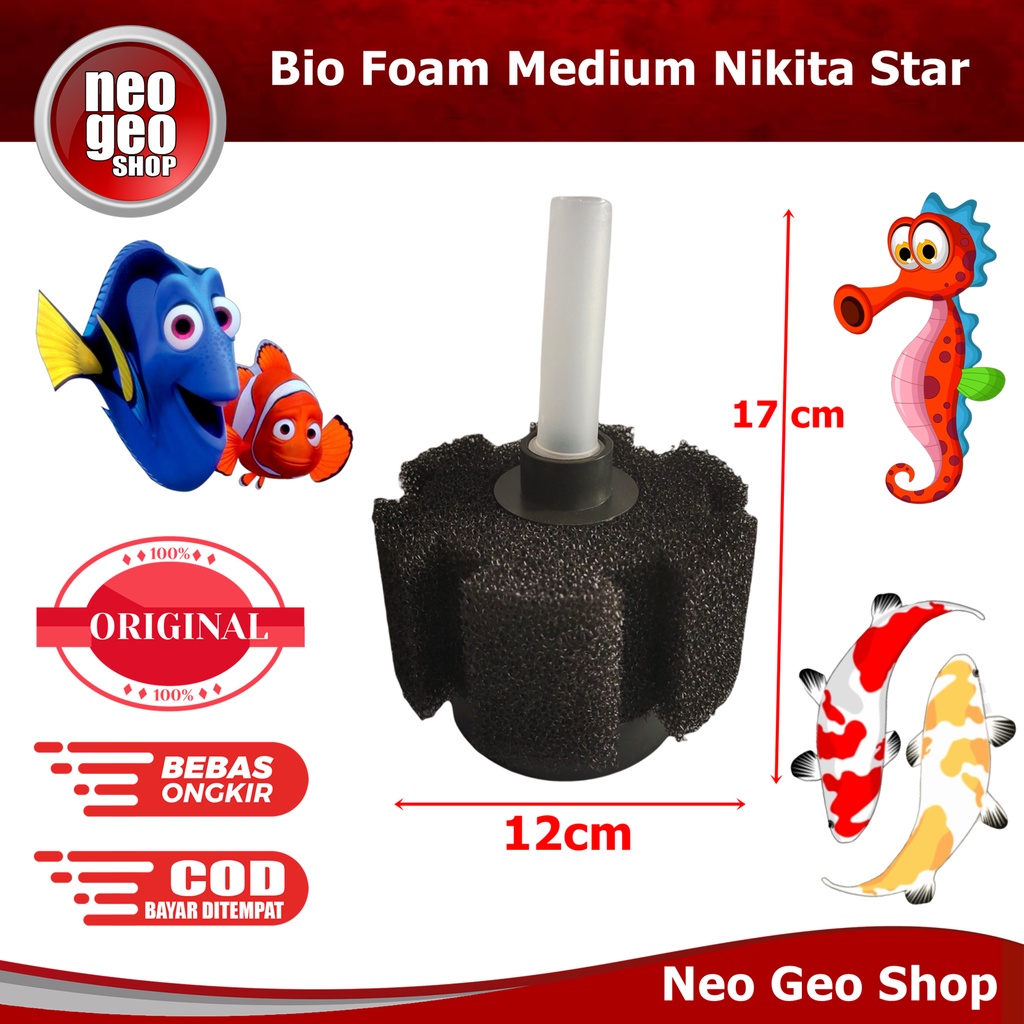 NIKITA STAR BIO FOAM MEDIUM Aquarium Aquascape Sponge filter