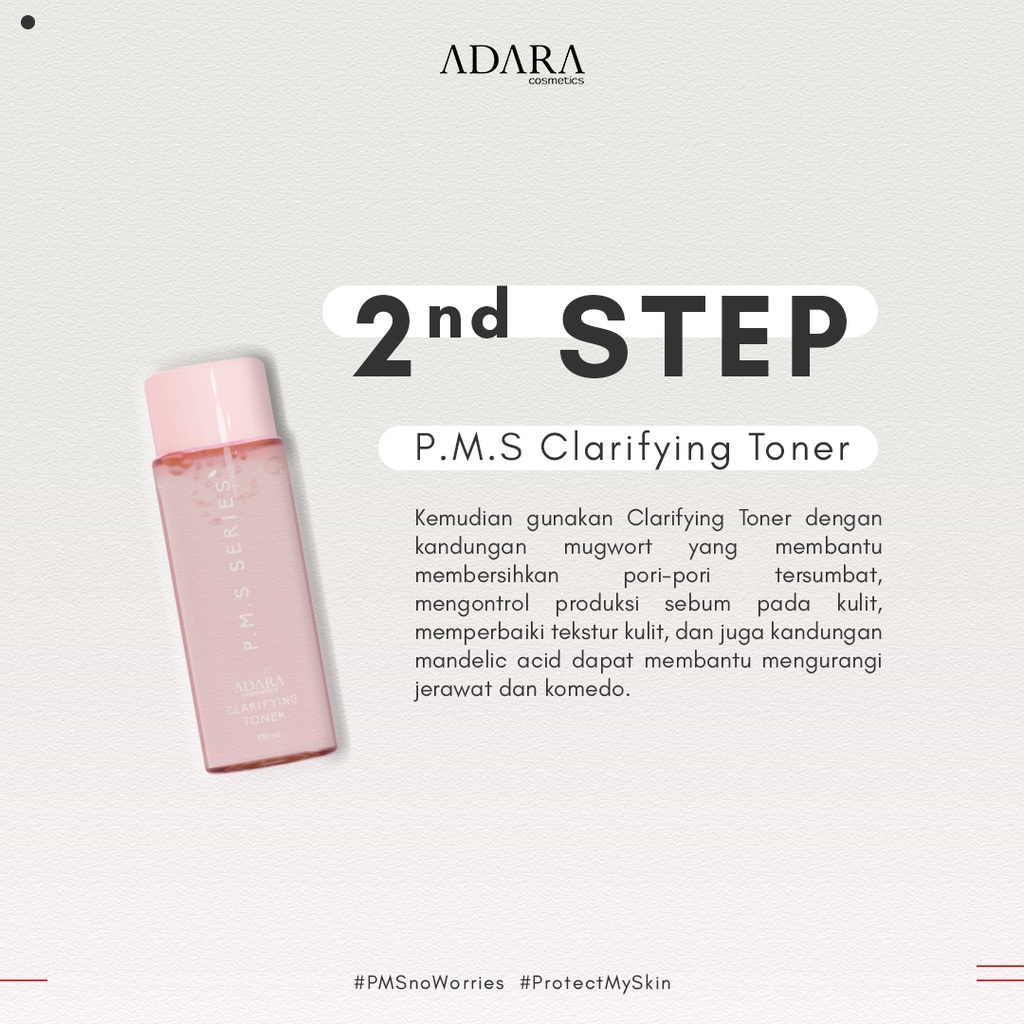 ★ BB ★  ADARA P.M.S Series | Stay Clear Enzyme Wash - Clarifying Toner - Ceramide Pudding Moisturizer