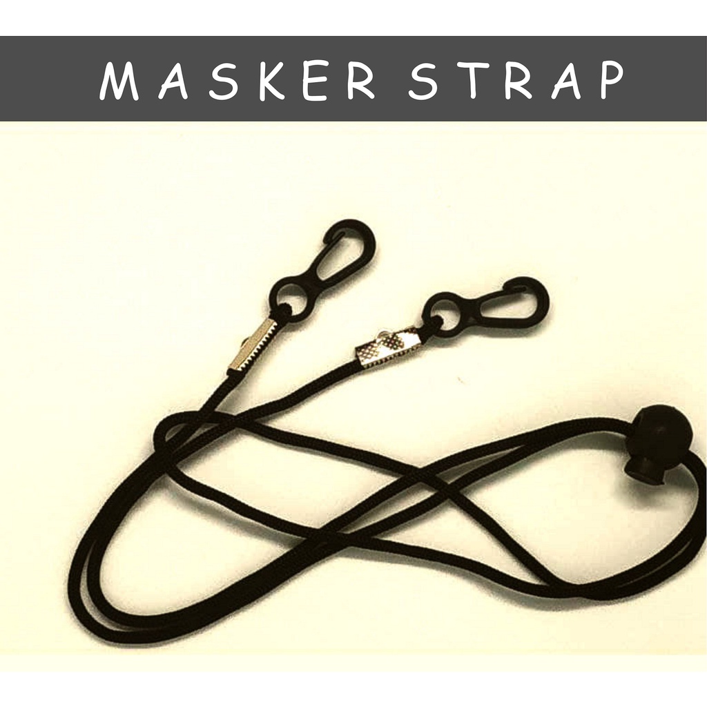 Strap Masker Konektor Masker Tali Masker Kalung  Gantungan Masker Pria Hijab