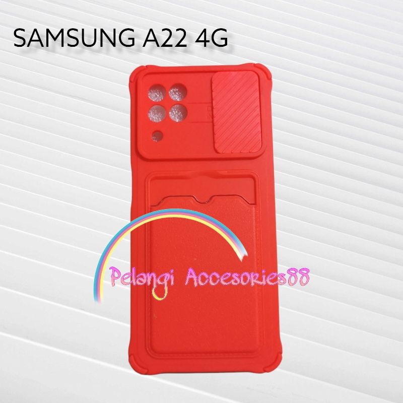 CASE SAMSUNG A22 4G / M32 4G / M22 4G CASE SOFTCASE SLEDING WARNA WARNI