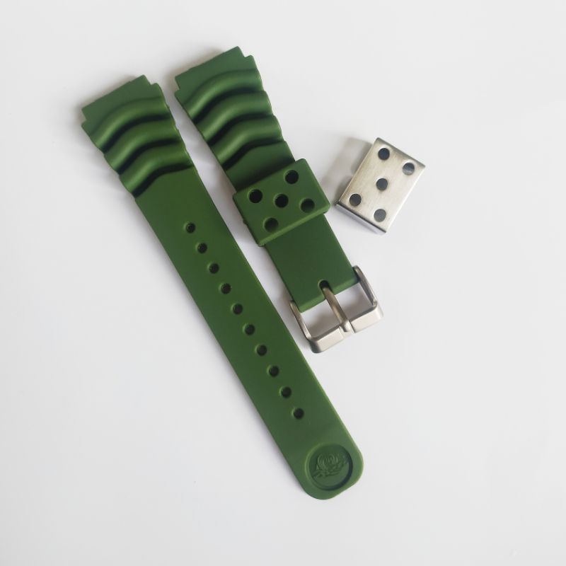 strap rubber seiko SKX size 22 MM material lembut dan halus.