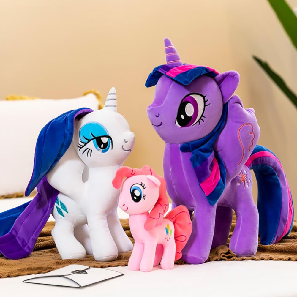 Timekey Mainan Boneka Stuffed Plush Kuda Pony Untuk Hadiah Ulang Tahun Anak Perempuan I9Y2