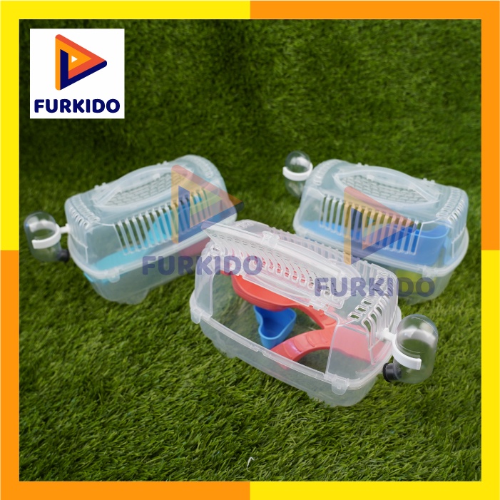 Richu Cristal Kandang Hamster / Portable Hamster Cage