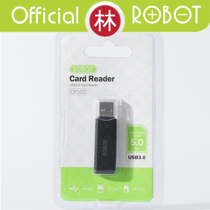 Robot CR102 Card Reader USB 3.0 Dual Slot Card SD/TF